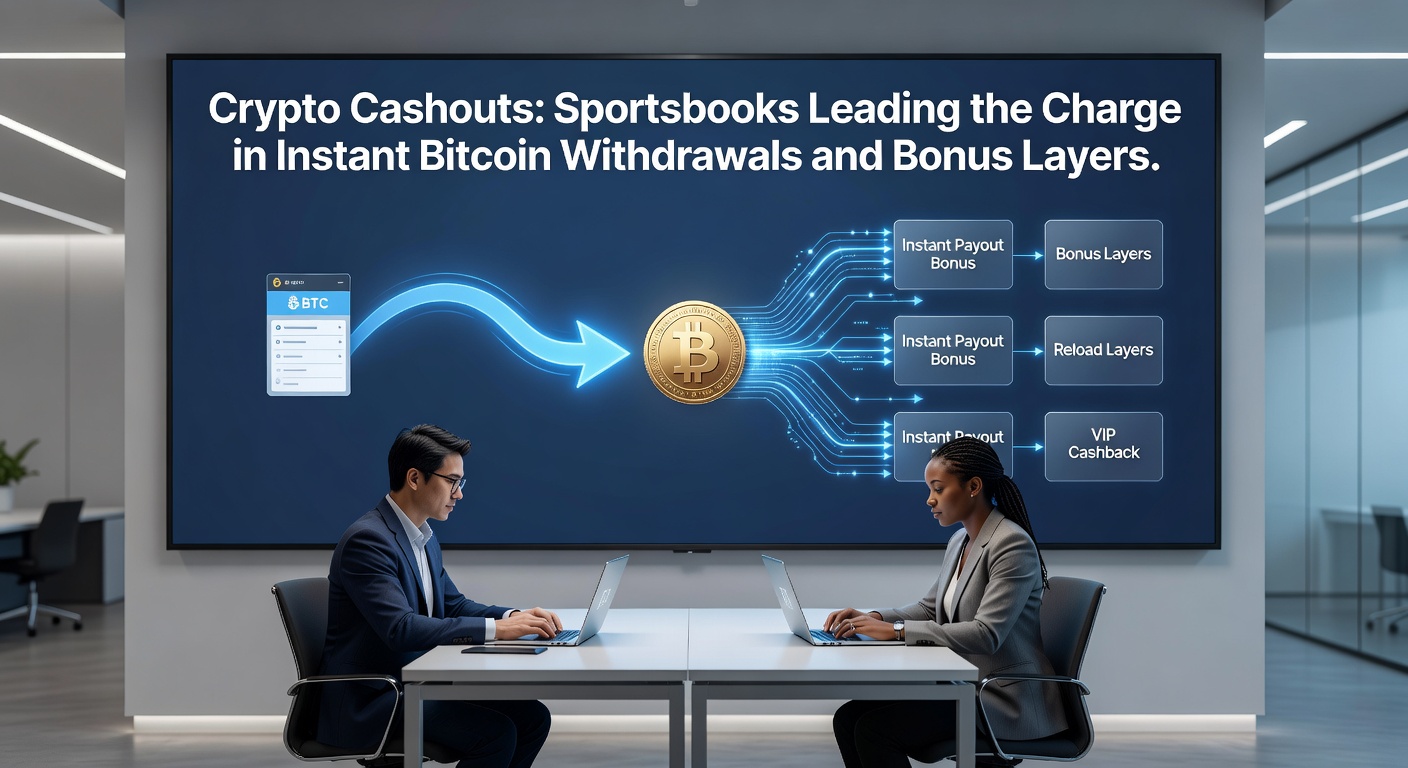 Digital dashboard showing instant Bitcoin withdrawal confirmation on a sportsbook platform, with glowing blockchain icons and rapid transaction timers