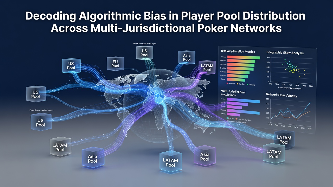 Diagram showing player flow through algorithmic gates in international poker systems