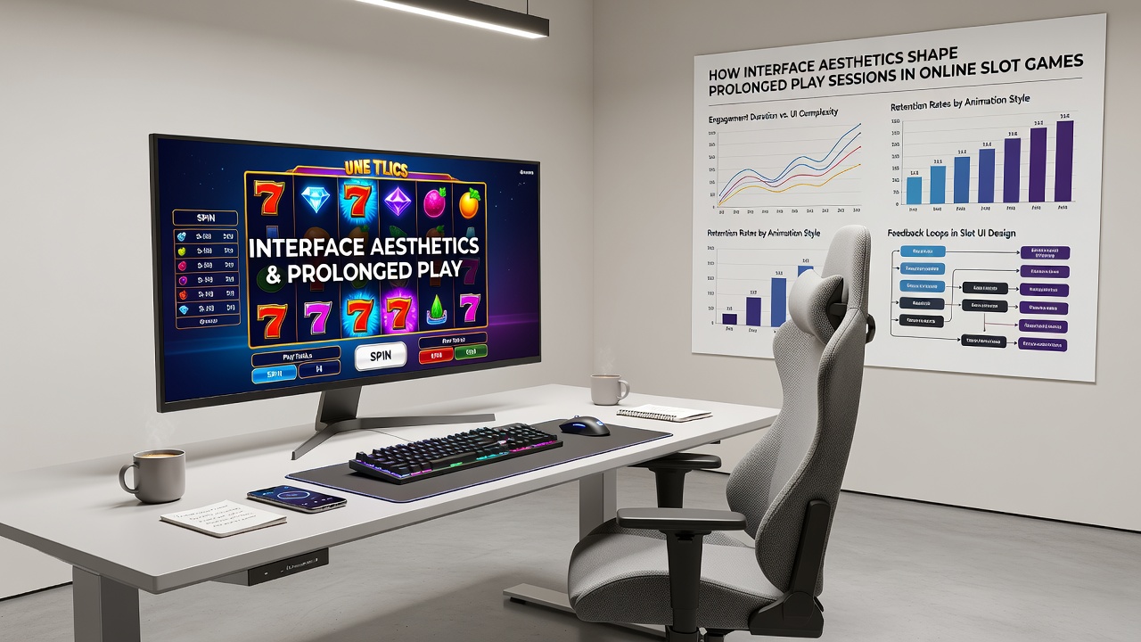 Detailed view of slot game layout with intuitive controls and thematic visuals