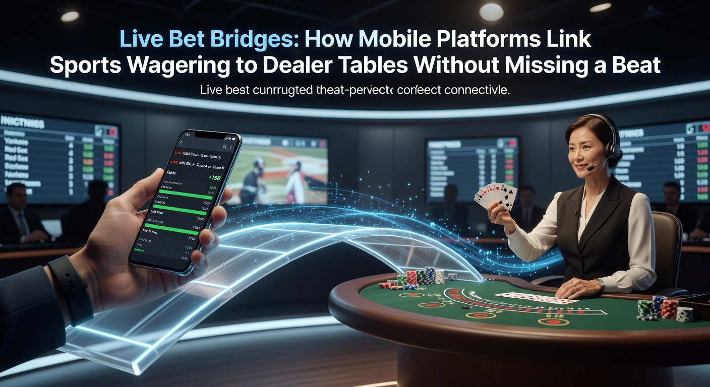 Close-up of mobile app interface demonstrating quick-switch from sports odds to live dealer blackjack table