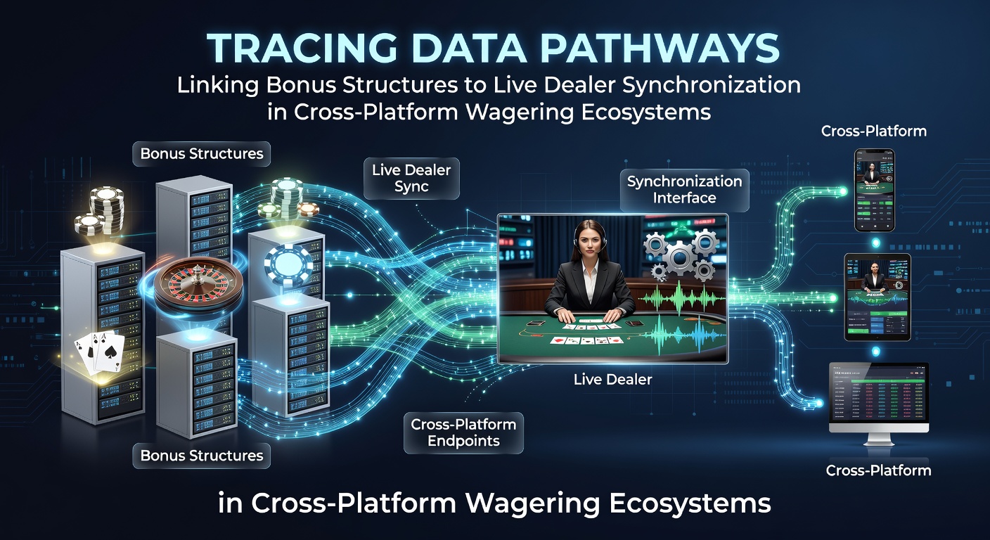 Diagram showing data flows between bonus systems and live dealer platforms across mobile and desktop devices